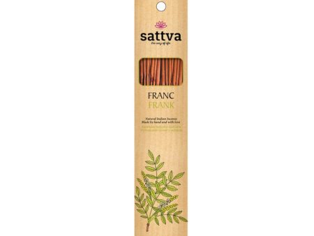 Natural Indian Incense naturalne indyjskie kadzidełko Frank 15szt Supply