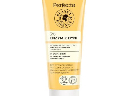 Planet Essence naturalny enzymatyczny peeling do twarzy z drobinkami 3% Enzym z Dyni 75ml For Cheap