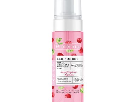 Eco Sorbet pianka micelarna do oczyszczania twarzy nawilżająco-kojąca Malina 150ml Online Hot Sale