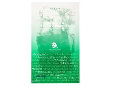 61% Mugwort Green Vital Energy Complex Sheet Mask witalizująca maska do twarzy w płachcie on Sale