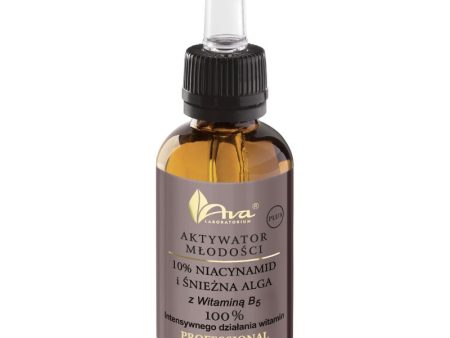 Aktywator Młodości PLUS serum 10% Niacynamid i Śnieżna Alga 30ml For Sale