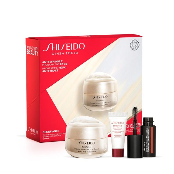 Anti-Wrinkle Program For Eyes zestaw Benefiance Wrinkle Smoothing Eye Cream 15ml + Ultimune Power Infusing Concentrate 5ml + ControlledChaos MascaraInk 01 Black 4ml Online now