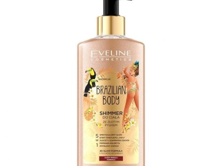 Brazilian Body shimmer do ciała ze złotym pyłkiem 150ml Online Hot Sale