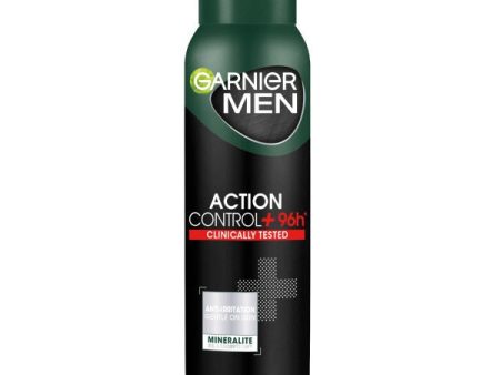 Men Action Control+ Clinically Tested antyperspirant spray 150ml Fashion