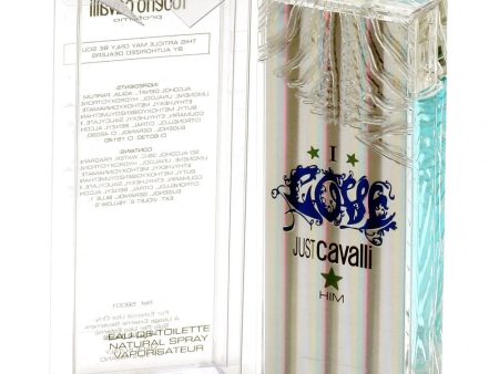 Just Cavalli I Love Him woda toaletowa spray 60ml Discount