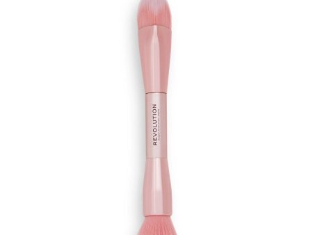 Create Seamless Finish Double Ended Foundation Brush dwustronny pędzel do precyzyjnego rozprowadzania podkładu R28 Sale