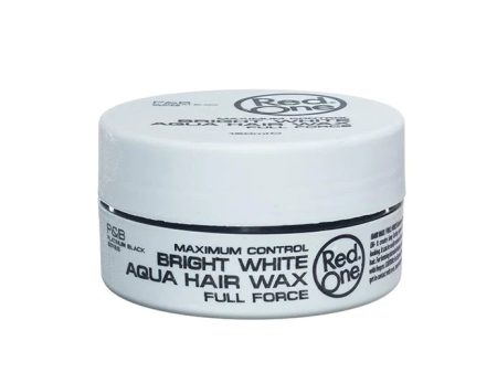 Aqua Hair Gel Wax Full Force wosk do włosów Bright White 150ml For Sale