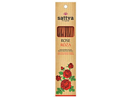 Natural Indian Incense naturalne indyjskie kadzidełko Róża 15szt Supply