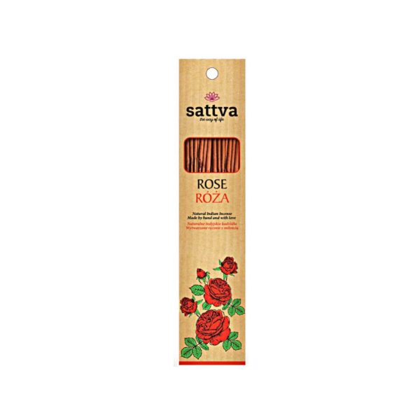 Natural Indian Incense naturalne indyjskie kadzidełko Róża 15szt Supply