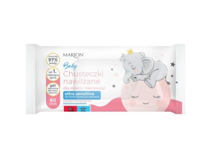 Baby chusteczki dla dzieci Ultra Sensitive 60szt For Sale