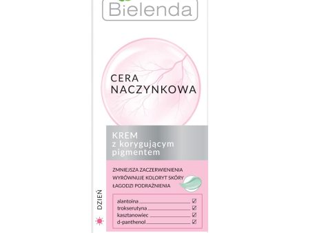 Cera Naczynkowa krem z korygującym pigmentem na dzień 50ml Sale