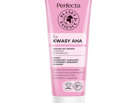 Planet Essence kwasowa dermabrazja peeling do twarzy 5x Kwasy AHA 75ml For Discount