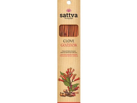 Natural Indian Incense naturalne indyjskie kadzidełko Goździk 15szt Cheap