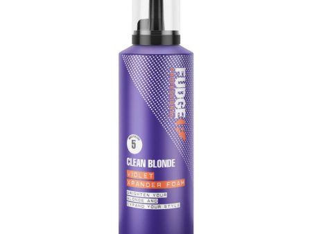 Clean Blonde Violet Xpander Foam pianka dodająca objętości i tonująca włosy blond 200ml Online Sale