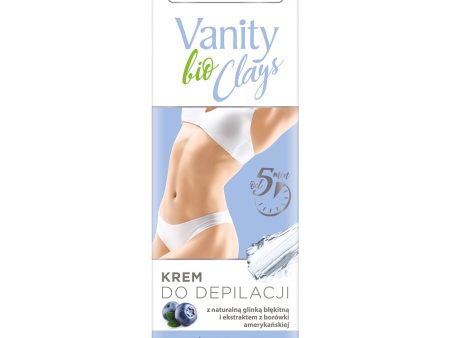 Vanity Bio Clays krem do depilacji z niebieską glinką do skóry normalnej 100ml Hot on Sale