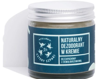 Naturalny dezodorant w kremie z ziemią okrzemkową Bezzapachowy 60ml Sale