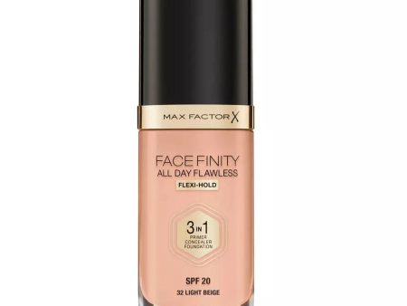 Facefinity All Day Flawless 3 w 1 kryjący podkład w płynie 32 Light Beige 30ml For Cheap