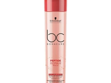 BC Bonacure Peptide Repair Rescue Shampoo regenerujący szampon do włosów zniszczonych 250ml Online Hot Sale