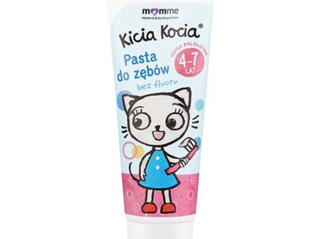 Kicia Kocia pasta do zębów bez fluoru 4-7 lat Guma Balonowa 50ml Sale