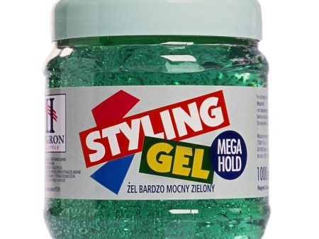 Styling Gel Mega Hold żel do stylizacji włosów Zielony 1000ml on Sale