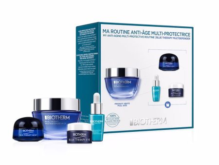 Anti-Aging Multi-Protective Routine Set zestaw Blue Therapy Multidefender SPF25 50ml + Blue Therapy Night 15ml + Blue Therapy Eye 5ml + Life Plankton Regeneration Serum Elixir 7ml Discount