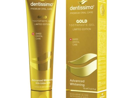 Gold Advanced Whitening Toothpaste wybielająca pasta do zębów z cząsteczkami złota 75ml Sale