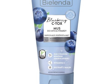 Blueberry C-TOX mus do mycia twarzy nawilżająco-rozświetlający 135g Discount