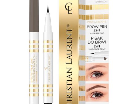 Brow Pen 2in1 wodoodporny pisak do brwi 2w1 01 Cool Brown 6ml Sale