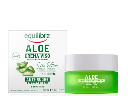 Aloe Anti-Wrinkle Face Cream aloesowy krem przeciwzmarszczkowy efekt wypełnienia 50ml Hot on Sale