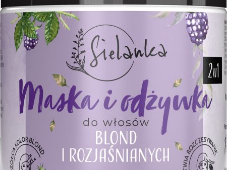 2 w 1 maska i odżywka do włosów blond i rozjaśnianych Leśna Jeżyna 250ml Fashion