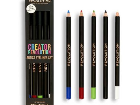 Creator Revolution Artist Eyeliner Set zestaw kredek do oczu 5x1.3g For Sale