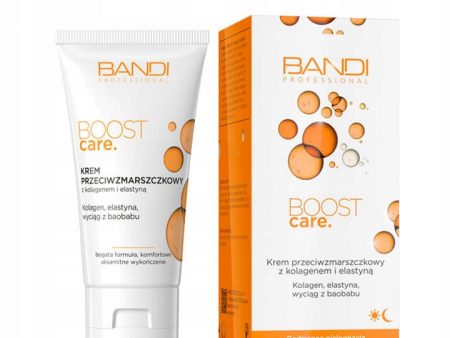 Boost Care krem przeciwzmarszczkowy z kolagenem i elastyną 50ml Fashion