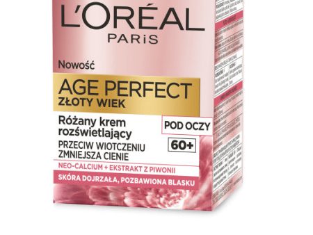 Age Perfect Złoty Wiek 60+ różany krem rozświetlający pod oczy 15ml Online now