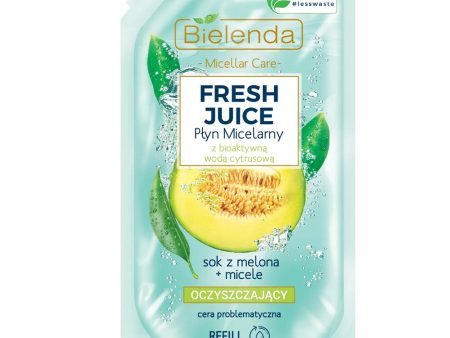 Fresh Juice płyn micelarny oczyszczający z bioaktywną wodą cytrusową Melon Doypack 500ml Online Hot Sale