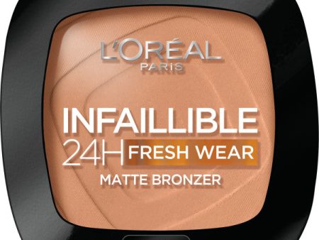 Infaillible 24H Fresh Wear Soft Matte Bronzer matujący bronzer do twarzy 250 Light 9g on Sale