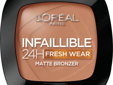 Infaillible 24H Fresh Wear Soft Matte Bronzer matujący bronzer do twarzy 300 Light Medium 9g Online now