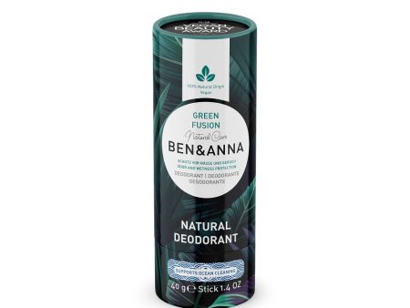 Natural Soda Deodorant naturalny dezodorant na bazie sody sztyft kartonowy Green Fusion 40g Fashion