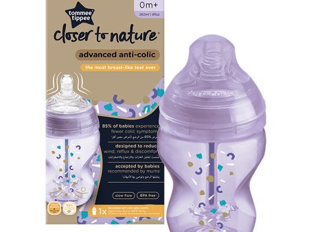 Closer To Nature Advanced Anti-Colic butelka antykolkowa 0m+ Girl 260ml Supply