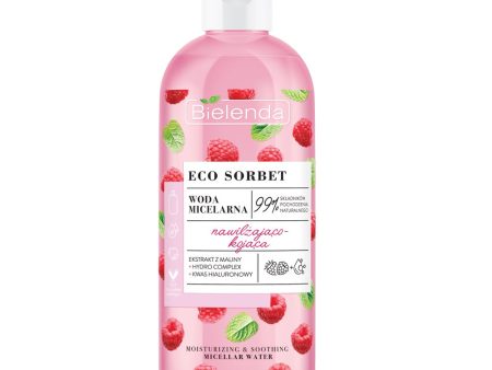 Eco Sorbet woda micelarna nawilżająco-kojąca Malina 500ml Hot on Sale