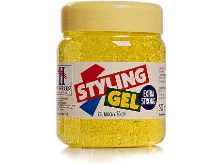 Styling Gel Extra Strong żel do stylizacji włosów Żółty 500ml Online Sale