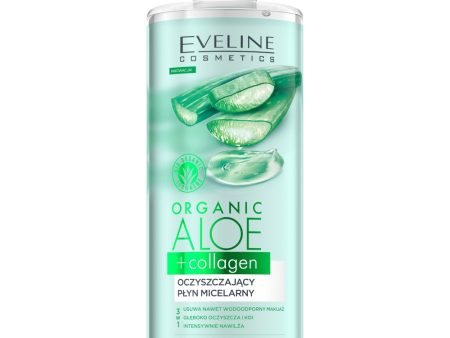 Organic Aloe + Collagen oczyszczający płyn micelarny 3w1 500ml Online Sale