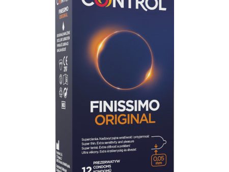 Finissimo Original bardzo cienkie prezerwatywy z naturalnego lateksu 12szt. on Sale