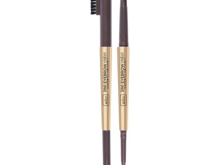 3in1 Eyebrow Stylist kredka do brwi z grzebykiem 2 Dark Brown Online Sale