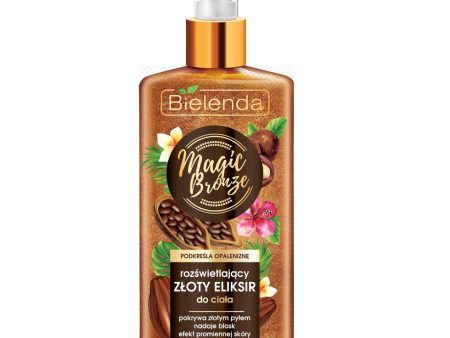 Magic Bronze rozświetlający złoty eliksir do ciała 150ml For Cheap