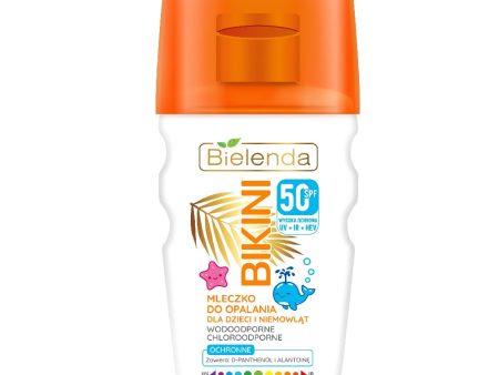 Bikini mleczko do opalania dla dzieci i niemowląt SPF50 150ml Online now