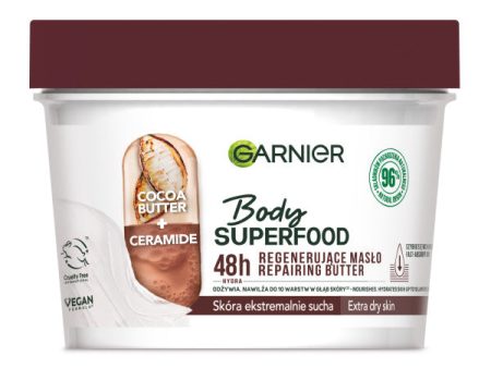 Body Superfood Cocoa regenerujące masło z masłem kakaowym i ceramidami 380ml Cheap