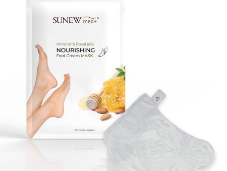 Nourishing Foot Cream Mask nawilżająca maska do stóp w formie skarpetek Migdał i Mleczko Pszczele Sale