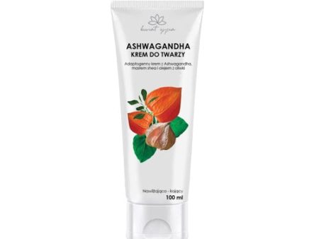 Ashwagandha krem do twarzy nawilżająco-kojący 100ml Online now