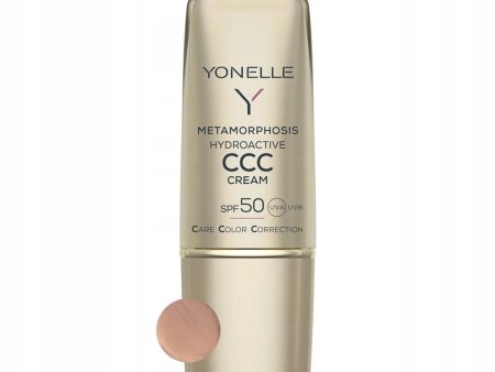 Metamorphosis Hydroactive CCC Cream SPF50 hydroaktywny krem koloryzujący do twarzy 03 Gold Tan 30ml Online Hot Sale