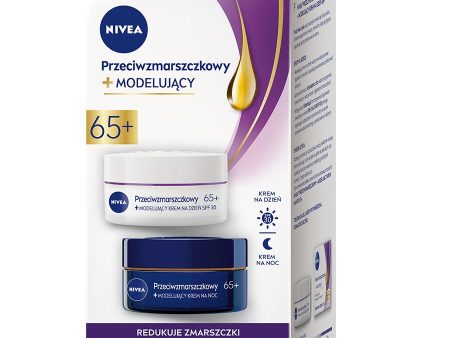 Zestaw Przeciwzmarszczkowy+Modelujący krem na dzień SPF30 65+ 50ml + krem na noc 65+ 50ml Sale